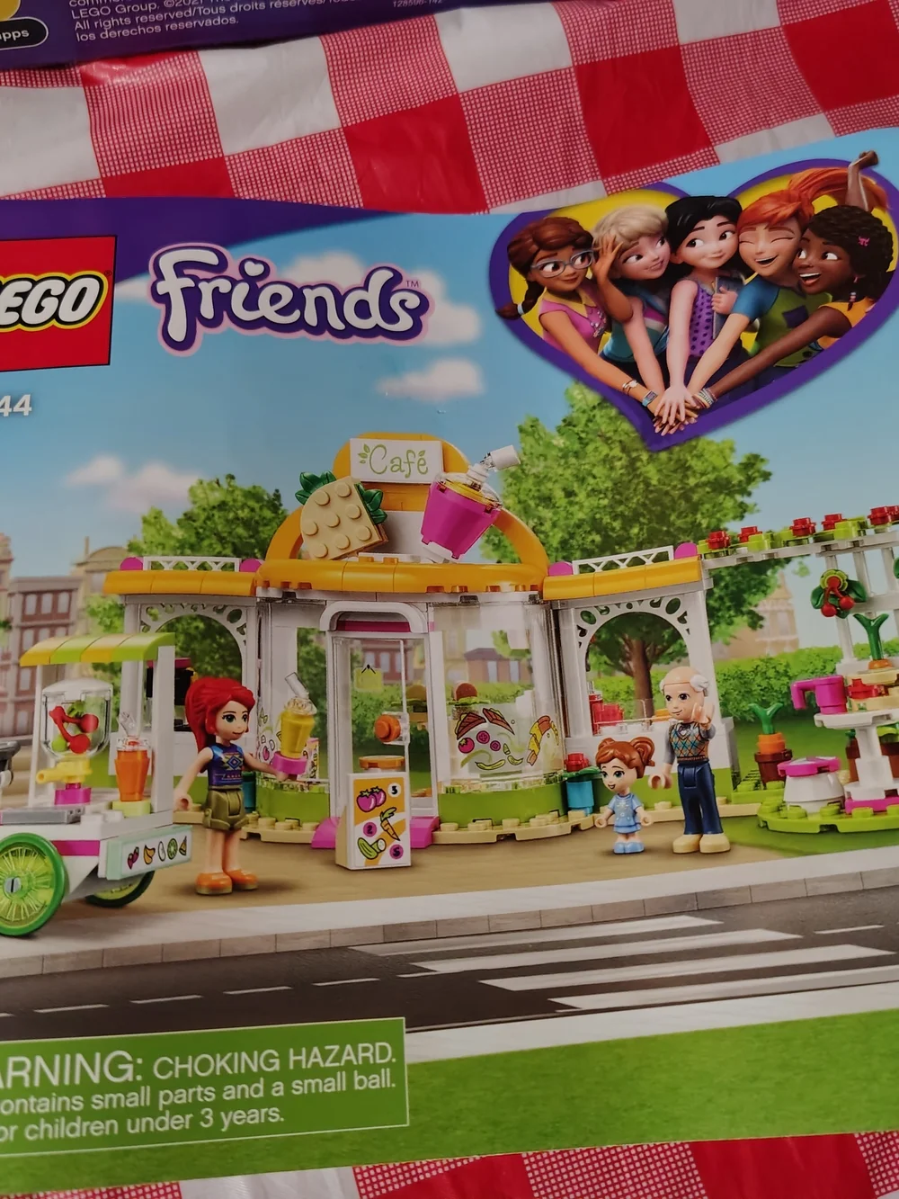 FRIENDS Pink Orange and Green Café Building Set